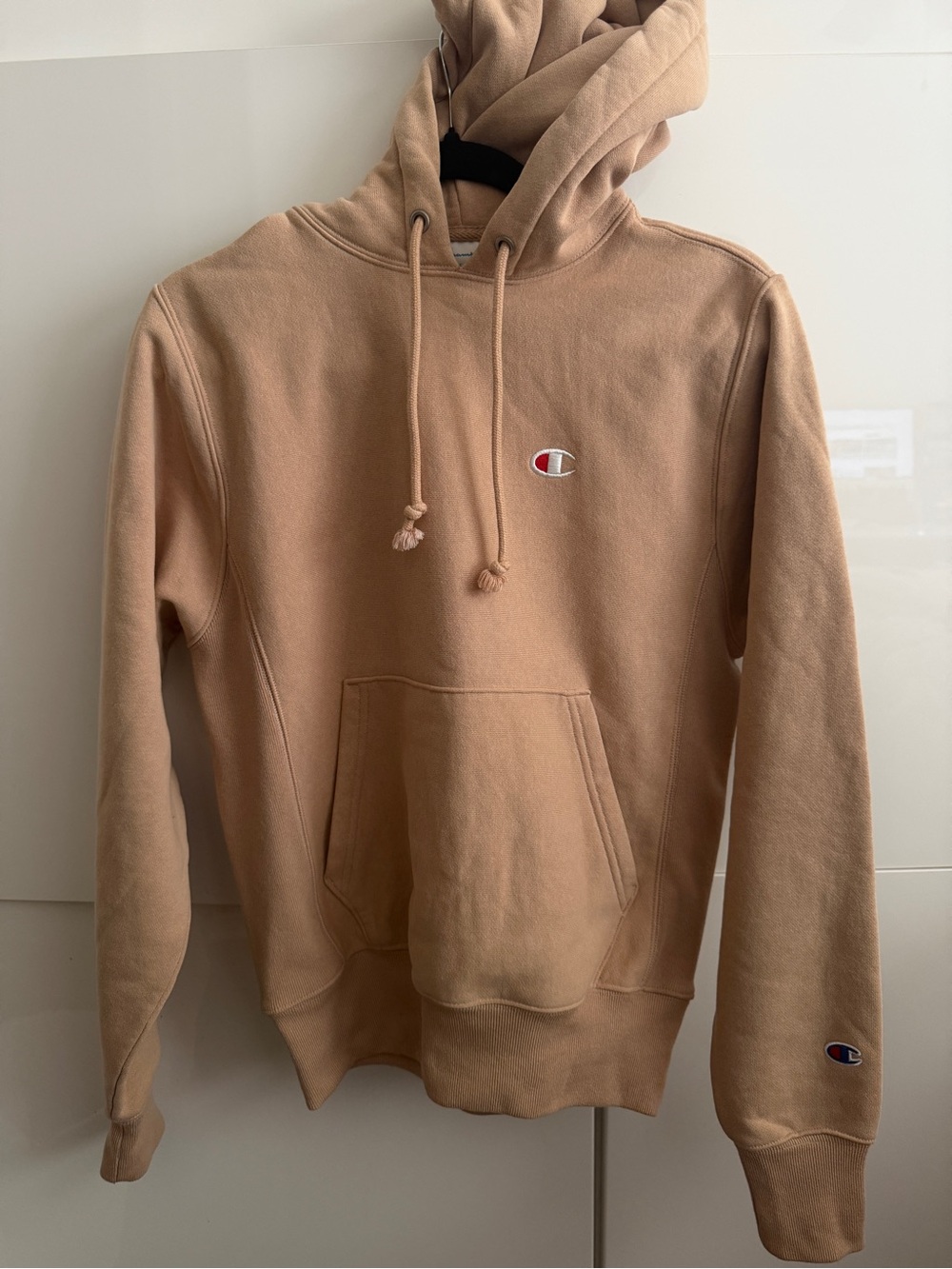 Champio Beige Pullover Hoodie - Casual Everyday Sweater